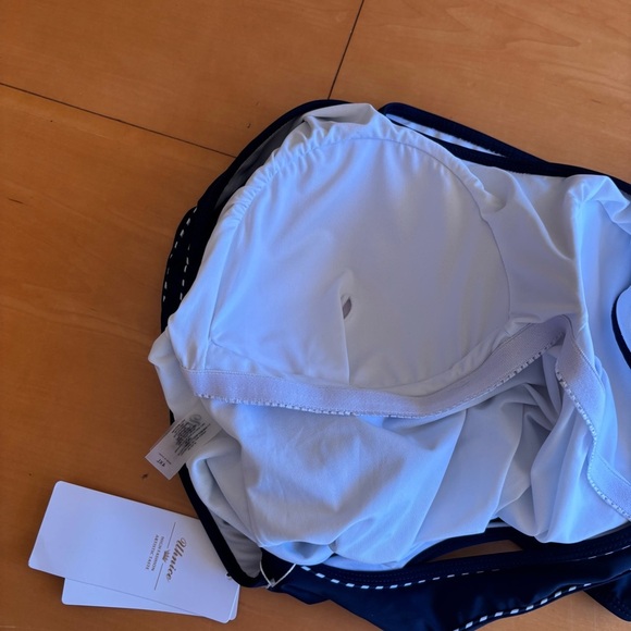 Uhnice 4XL NWT black and white striped athletic one piece bathing suit swim - Picture 7 of 10